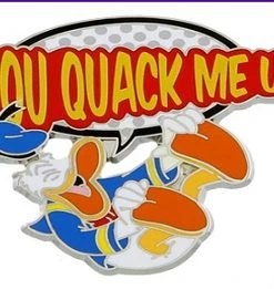 Disney Donald Duck Pin - You Quack Me Up