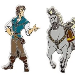 Disney Tangled Pin Set - Flynn & Maximillian