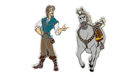 Disney Tangled Pin Set - Flynn & Maximillian 3 Disney Tangled Pin Set - Flynn & Maximillian