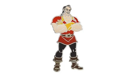 Disney Beauty And The Beast Pin - Gaston Standing 3 Disney Beauty And The Beast Pin - Gaston Standing