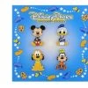 Disney Booster Pin Set - Big Head Art - Mickey Mouse And Friends