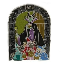 Disney Villains Pin - All Tricks, No Treats - Maleficent & Goons