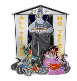 Disney Villains Pin - All Tricks, No Treats - Hades, Pain, And Panic