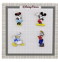 Disney Booster Pin Set - Classic Mickey And Friends Characters