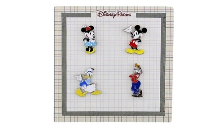 Disney Booster Pin Set - Classic Mickey And Friends Characters 3 Disney Booster Pin Set - Classic Mickey And Friends Characters