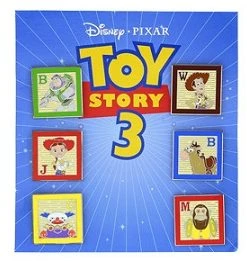 Disney Booster Pin Set - Toy Story 3 Mini Pin Set