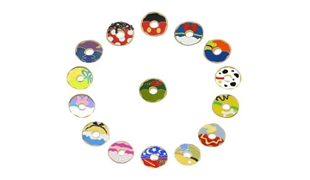 Disney Mystery Pin Set - Mickey & Friends Donut Mystery Mini-Pin Pack 3 Disney Mystery Pin Set - Mickey & Friends Donut Mystery Mini-Pin Pack