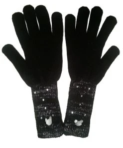 Disney Gloves For Women - Mickey Mouse Winter Gloves - Black