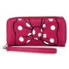 Disney Wallet - Minnie Mouse Bow Wristlet Wallet - Pink -Disney Sales Shop 6yby1d251