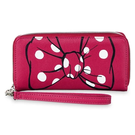 Disney Wallet - Minnie Mouse Bow Wristlet Wallet - Pink 3 Disney Wallet - Minnie Mouse Bow Wristlet Wallet - Pink