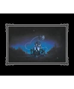 Disney Art Print - Cinderella Castle - 40 Magical Years