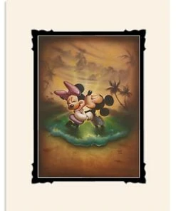 Disney Art Print - Mickey And Minnie - Life With You Is A Dream