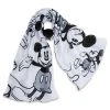 Disney Scarf - Mickey Mouse Classic - Black And White -Disney Sales Shop 7501055890711