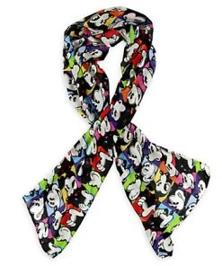 Disney Scarf - Mickey Faces In Blocks