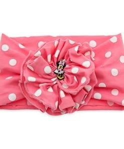 Disney Headband For Girls - Minnie Mouse Polka Dot - Pink