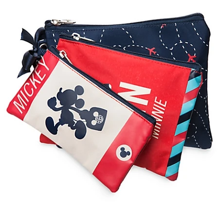 Disney Cosmetic Bag Set - TAG - Mickey And Minnie - 3 Piece 3 Disney Cosmetic Bag Set - TAG - Mickey And Minnie - 3 Piece