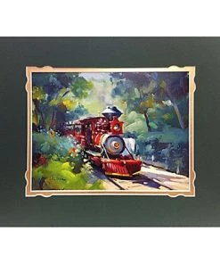 Disney Art Print - Frontierland Approach Deluxe Print On Paper