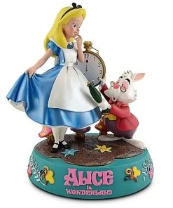 Disney Medium Figure - Alice In Wonderland - Alice And Rabbit