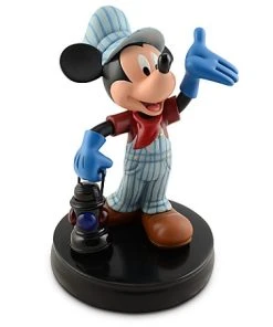 Disney Medium Figure Statue - Mickey Mouse Train Engineer