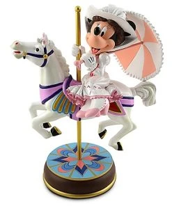 Disney Medium Figure Statue - Minnie Mouse As Mary Poppins