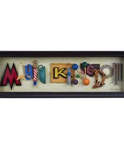 Disney Icon Letters Shadowbox - Magic Kingdom By Dave Avanzino