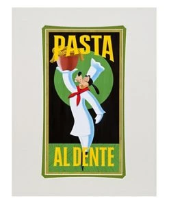 Disney Art Print - Pasta Goofy - Pasta Al Dente By Brian Blackmore