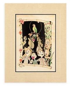 Disney Art Print - The Enchanted Tiki Room By Brian Crosby