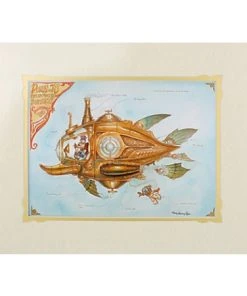 Disney Art Print - Donald Duck - Donald's Steam Powered Submarine