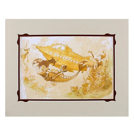 Disney Art Print - Nautilus - A Journey Through Liquid Aether 3 Disney Art Print - Nautilus - A Journey Through Liquid Aether