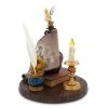Disney Medium Figure Statue - Tinker Bell With Candle And Map