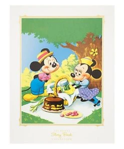 Disney Story Book Deluxe Art Print - Mickey & Minnie Picnic
