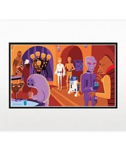 Disney Art Print - Shag Star Wars Cantina - Right Side