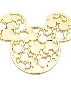 Disney Mickey Mouse Pin - Gold Filigree Icon