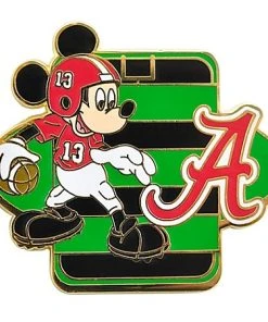 Disney Football Pin - NCAA Alabama Mickey Mouse
