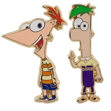 Disney Pin Set - Phineas And Ferb 3 Disney Pin Set - Phineas And Ferb