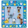 Disney Mini Pin Set - Cute Characters - Mickey And Friends