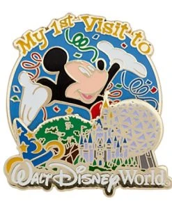 Disney Mickey Mouse Pin - My First Visit To Walt Disney World