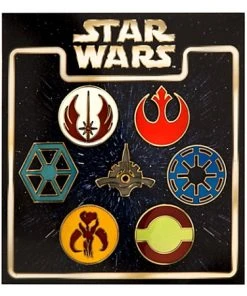 Disney Pin Set - Star Wars Emblems Pin Set - Symbols