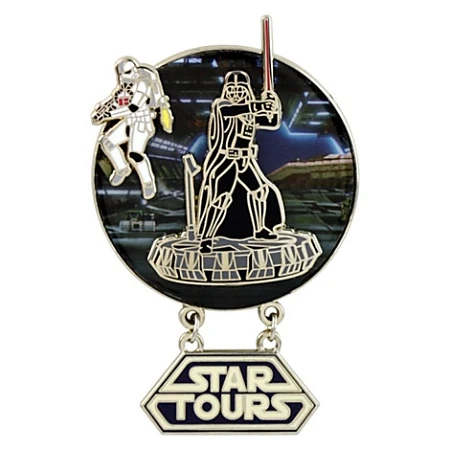 Disney Star Tours Pin - Darth Vader And Stormtrooper 3 Disney Star Tours Pin - Darth Vader And Stormtrooper