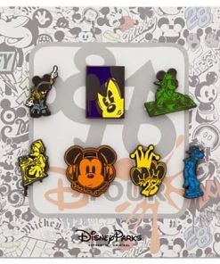 Disney Mini Pin Set - Mickey Mouse And Friends - D-Tour