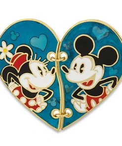 Disney Broken Heart Pin Set - Mickey And Minnie Mouse