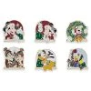 Disney Christmas Mini Pin Set - Santa Mickey And Friends - Set Of 6
