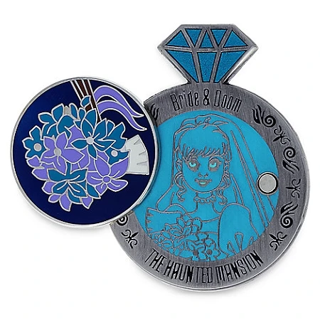 Disney Haunted Mansion Pin - Bride - Wedding Ring 3 Disney Haunted Mansion Pin - Bride - Wedding Ring