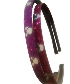Disney Headband - Mickey Mouse Glitter Bands - Set Of 2