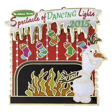 Disney Spectacle Of Dancing Lights Pin - 2015 Olaf 3 Disney Spectacle Of Dancing Lights Pin - 2015 Olaf