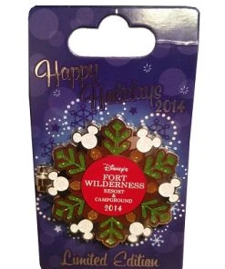 Disney Holidays Resort Pin - 2014 Fort Wilderness Resort