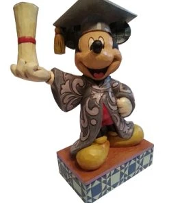 Disney Jim Shore Figurine - Graduation Mickey Mouse - You Did It