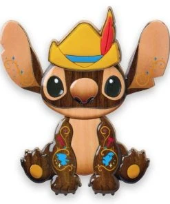 Disney Stitch Crashes Pin - Pinocchio