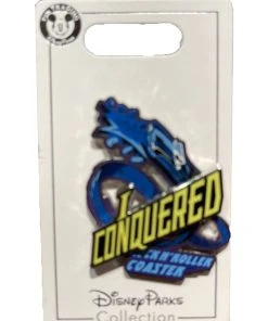 Disney Rock N' Roller Coaster Pin - I Conquered Rock N' Roller Coaster