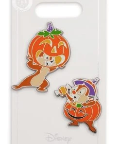 Disney Halloween Pin Set - Chip N' Dale Pumpkins